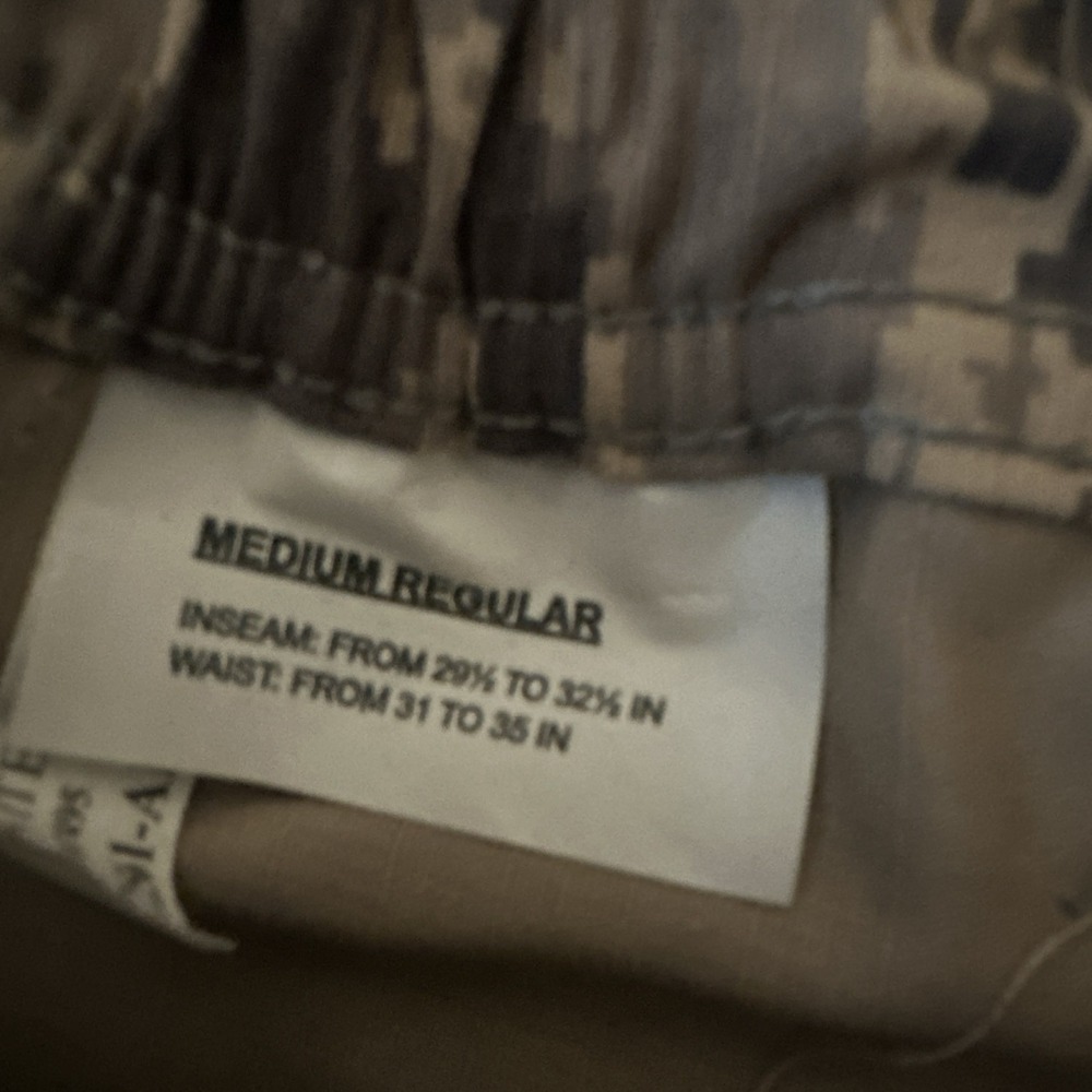 Tru-Spec Vanguard Pants Mens Medium Regular Camo Air Force ABU All Weather BNWT - Picture 5 of 5
